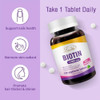 Lovita Maximum Strength 11,000Mcg Biotin: Fast-Dissolving, Vegetarian Tablets - Easily Absorbed, Gluten & Dairy-, 128 Vegan-Friendly Tablets