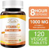 Lovita Vitamin C 1000Mg With Bioflavonoids & Rose Hips, Timed Release Coating, High Potency, Support Boost Healthy Immune Function, 120 Vegetarian Tablets For 4 Month Supply (Pack Of 3)