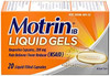 Motrin Ib 200Mg Liquid Gels - 20 Ct, Pack Of 3