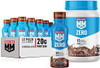 Muscle Mik Zero Shake, Chocolate, 11.16 Fl Oz Bottles (Pack Of 12) + Muscle Milk Zero, 100 Calorie Protein Powder, Chocolate, 15G Protein, 1.65 Pound, 25 Servings