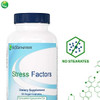 Nutra Biogenesis Stress Factors - Gaba Supplements For Women & Men, L Theanine Calm Relaxation Support For Adults, 100Mg L-Theanine & 25Mg Gaba Per Pill - 60 Veggie Capsules