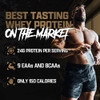 Nutrex Research Chocolate Whey Protein Powder  100% Whey Protein Supplement  Enhanced Muscle Builder & Recovery Protein With Digestive Enzymes For Men & Women - 25G Protein (Chocolate, 2 Pound)