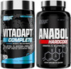 Nutrex Research Anabol Hardcore & Vitadapt Complete Sports Multivitamin With Ksm-66 Ashwagandha
