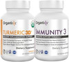 Organixx Turmeric Curcumin & Immunity 3 Bundle - 60 Caps Each