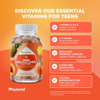 Phytoral Daily Teen Gummy Vitamins 90 Days Supply - Multivitamin For Boys And Girls 13-17 Daily Multivitamin Gummies For Teenagers - Essential Vitamins For Growing Teens - Support Health Growth And Development