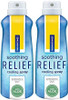 Preparation H Soothing Relief Cooling Spray, No-Touch Witch Hazel Spray For Irritated Skin Relief - 2X2.7 Oz Bottles