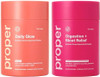 Proper Proper, The Pinks Digestion And Bloat Relief. Drink Mix + The Corals Daily Glow Beauty Blend