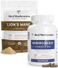 Real Mushrooms Vitamin D2, Chelated Zinc, Chaga, Reishi (120Ct) And Organic Lion'S Mane Powder (60 Servings) Bundle - Immunity And Cognitive Support, Improved Absorption - Vegan, Gluten , Non-Gmo