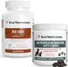 Real Mushrooms Reishi Capsules For Humans (90Ct) & Mushroom Immune Pet Chews (60Ct) - Bundle For Longevity, Relaxation & Immunity - Ashwagandha, Astragalus & More - Vegan, Non-Gmo, Gluten-