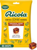 Ricola Original Herb Cough Drops, 45 Count, Cough Suppressant & Throat Relieving Drops With Naturally Sourced Menthol, Pleasing Herbal Taste For Coughs & Throat Irritation Symptom Relief Ricola Original Herb Cough Drops, 45 Count, Cough Suppressant & Throat Relieving Drops With Naturally Sourced Menthol, Pleasing Herbal Taste For Coughs & Throat Irritation Symptom Relief