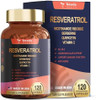 Totaria Resveratrol Supplement Extra Strength With Berberine Quercetin Green Tea Extract Grape Seed Extract Polyphenol Antioxidant Supplement Antioxidant & Heart Health Support 120 Capsules