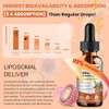 Totaria Liposomal Berberine Hcl Digestion Support Supplement - Increase Glp-1 Levels, Ampk Activator - Liposomal Berberine Drops With Ceylon Cinnamon, Green Tea, Bitter Melon, 2 Fl Oz