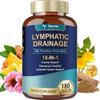 Totaria Lymphatic Drainage Supplements - Reduce Lymph Swelling With Ecea, Dandelion, Burdock, Bromelain, Vitamin C, Zinc, Selenium, Proprietary Herbal Blend, Lymph Md System Support, 180 Counts