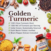 Vitalitown Turmeric Curcumin Root + Black Pepper, 1800Mg, India Grown, 95% Standardized Curcuminoids, Ultra Potency, 2000% Absorption, No Lead Or Gluten, Vegan Support, 90 Ct