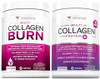Vitauthority Multi Collagen Burn Unflavored: Hydrolyzed Protein Peptides With Hyaluronic Acid And Multi Collagen Peptides Powder For Women - Hydrolyzed Collagen Powder Unflavored 30 Servings