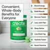 Create Creatine Monohydrate Gummies for Men & Women - Boost Focus, Strength, and Endurance, Anti-Melting Formula, Vegan, Gluten-Free, Non-GMO, 1.5 Gram Creatine per Gummy (Sour Green Apple, 90 ct) Create Creatine Monohydrate Gummies for Men & Women - Boost Focus, Strength, and Endurance, Anti-Melting Formula, Vegan, Gluten-Free, Non-GMO, 1.5 Gram Creatine per Gummy (Sour Green Apple, 90 ct)