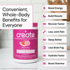 Create Creatine Monohydrate Gummies for Men & Women - Boost Focus Strength and Endurance Anti-Melting Formula Vegan Gluten-Free Non-GMO 1.5 Gram Creatine per Gummy (Watermelon 90 ct)