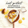 Hair Food Coconut & Argan Oil Heat Protectant Leave-In Spray for All Hair Types, 450°F Heat Protection, Sulfate-, Paraben-, Dye-, Alcohol-, Adds Shine, 6.4 Fl Oz