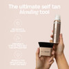 Bali Body Blending Brush Kabuki Brush for Self Tanner, Face & Body Streak-, Ultra-Soft & Reusable Tanning Accessory Tool for Mousse, Cream & Spray Vegan, Easy to Clean, No Stained Hands