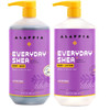 Alaffia EveryDay Shea Body Wash Bundled with Shea Body Lotion for Normal to Very Dry Skin, Moisturizes and Cleanses, with Fair Trade Shea Butter, Coconut Oil, Lavender, 2-16 fl oz Bottles