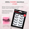 Ardell False Eyelashes Wispy Lashes, Easy Application, Natural Look, Reusable Lashes - Black, 2 Pack