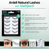 Ardell False Eyelashes, Natural Lashes 110 - Lightweight Reusable Strip Lashes, Eye-Lifting Effect, 5 Pairs + Bonus Pair