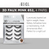 Ardell 3D Faux Mink 852, 4 Pairs