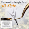 Ardell 3D Individuals Lashes Medium Black False Lashes - Natural Looking DIY Lash Clusters, Eyelash Extensions, 4 Pack