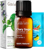 Gya Labs Basil Essential Oil For Diffusers & Clary Sage Oil Essential Oil For Diffuser Set - 100% Natural Aromatherapy Grade Essential Oils Set - 2X0.34 Fl Oz - Gya Labs