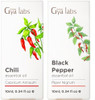 Gya Labs Chili Essential Oil For Hair Healthy & Black Pepper Essential Oil For Muscles Set - 100% Natural Aromatherapy Grade Essential Oils Set - 2X0.34 Fl Oz - Gya Labs Gya Labs Chili Essential Oil For Hair Healthy & Black Pepper Essential Oil For Muscles Set - 100% Natural Aromatherapy Grade Essential Oils Set - 2X0.34 Fl Oz - Gya Labs