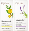 Gya Labs Bergamot Oil For Hair & Lavender Oil Essential Oil For Diffuser Set - 100% Natural Aromatherapy Grade Essential Oils Set - 2X0.34 Fl Oz - Gya Labs Gya Labs Bergamot Oil For Hair & Lavender Oil Essential Oil For Diffuser Set - 100% Natural Aromatherapy Grade Essential Oils Set - 2X0.34 Fl Oz - Gya Labs