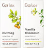 Gya Labs Nutmeg Essential Oil For Pain & Vanilla Essential Oil For Skin Set - 100% Natural Aromatherapy Grade Essential Oils Set - 2X10Ml - Gya Labs