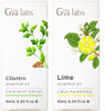 Gya Labs Cilantro Essential Oil Diffusers & Lime Essential Oil For Diffuser Set - 100% Natural Aromatherapy Grade Essential Oils Set - 2X0.34 Fl Oz - Gya Labs