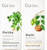 Gya Labs Parsley Essential Oil For Skin & Elemi Essential Oil For Skin Set - 100% Natural Aromatherapy Grade Essential Oils Set - 2X0.34 Fl Oz