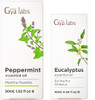 Gya Labs Peppermint Oil For Hair (1 Fl Oz) & Eucalyptus Essential Oil For Diffuser (0.34 Fl Oz) Set - 100% Natural Aromatherapy Grade Essential Oils Set - Gya Labs Gya Labs Peppermint Oil For Hair (1 Fl Oz) & Eucalyptus Essential Oil For Diffuser (0.34 Fl Oz) Set - 100% Natural Aromatherapy Grade Essential Oils Set - Gya Labs
