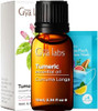 Gya Labs Turmeric Oil For Hair & Eucalyptus Essential Oil For Diffuser Set - 100% Pure Essential Oils Set - 2X0.34 Fl Oz - Gya Labs