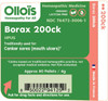 Ollois Borax 200Ck Organic, Lactose-, Kosher Homeopathic Medicine, 80 Pellets (Pack Of 3) Ollois Borax 200Ck Organic, Lactose-, Kosher Homeopathic Medicine, 80 Pellets (Pack Of 3)