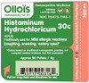 Ollois Histaminum Hydrochloricum 30C Organic, Lactose-, Kosher Homeopathic Medicine, 80 Pellets (Pack Of 3) Ollois Histaminum Hydrochloricum 30C Organic, Lactose-, Kosher Homeopathic Medicine, 80 Pellets (Pack Of 3)