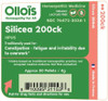 Ollois Silicea 200Ck Organic, Lactose-, Kosher Homeopathic Medicine, 80 Pellets (Pack Of 3)
