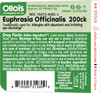 Ollois Euphrasia 200Ck Organic, Lactose-, Vegan, Homeopathic Medicine, 80 Pellets (Pack Of 3)