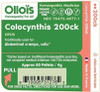 Ollois Colocynthis 200Ck - Organic, Lactose-, And Vegan Homeopathic Medicine - 80 Pellets (Pack Of 1)
