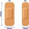 Elastoplast Water Resistant Plastic Plasters (20 Plasters), Dirt And Water-Resistant Plasters, Plasters Waterproof, First Aid Plasters, Strong Adhesion With Non-Stick Wound Pad, Breathable Material,