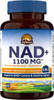 Vitalitown Nmn Supplement Alternatives, Nad Supplement 1100Mg Boosted With Resveratrol & Nicotinamide Riboside - Anti-Aging Cellular Energy, Longevity - Enhanced Absorption Formula - 60 Vegan Capsules