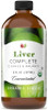 Liver Complete 8Oz Organic Liquid Concentrate - Liver Cleanse & Digestive Bitters Vinegar Supplement