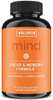 Wellpath Mind Brain Supplement For Memory And Focus With Lion'S Mane Ginkgo Biloba And L-Theanine For Long Term Cognitive Support Vegan, Non-Gmo, 60 Ct