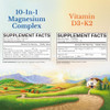 Vitalitown Ultra Magnesium & Vitamin D3 K2 Bundle (Pack Of 2) 10 In 1 Magnesium Complex & 10000 Iu D3, Mk-7 For Bone Muscle Heart Sleep Teeth & Immune 90 Mag Capsules & 90 D3 Softgels Vitalitown Ultra Magnesium & Vitamin D3 K2 Bundle (Pack Of 2) 10 In 1 Magnesium Complex & 10000 Iu D3, Mk-7 For Bone Muscle Heart Sleep Teeth & Immune 90 Mag Capsules & 90 D3 Softgels