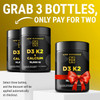 Elements Vitamin D3 K2 Gummies 10000 Iu With Calcium 100Mg - Vit D3 For Adults - Mk7 Vitamin K2 100Mcg - Vitamin D Supplement For Men & Women - Vegan Gluten Non-Gmo Elements Vitamin D3 K2 Gummies 10000 Iu With Calcium 100Mg - Vit D3 For Adults - Mk7 Vitamin K2 100Mcg - Vitamin D Supplement For Men & Women - Vegan Gluten Non-Gmo