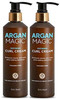 Argan Magic Defining Curl Cream - Enhances Waves & Curls While Adding Definition  Conditions Detangles Reduces Frizz  Enriched With Biotin  Made In Usa  Paraben  (8.5 Oz / 250 Ml / 2 Pack)