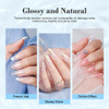 Azurebeauty Clear Dip Powder For Nails Essential Dipping Build Powder + 2In1 Dip Powder Liquid Set 15Ml/0.5Oz