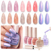 Azurebeauty Jelly & Blue Galaxy Nail Polish Set For Diy Manicure Perfect For Any Occasion